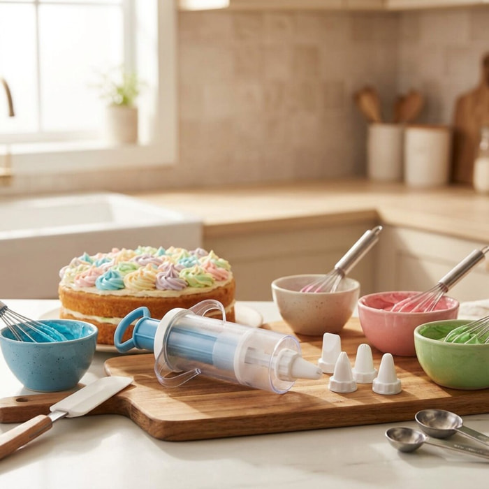 Seringue de pâtisserie et 6 embouts Zenker Sweet Sensation