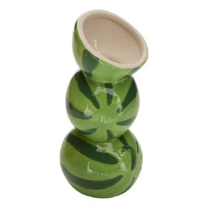 Vase Fruity Pastèque en céramique 10,5x8,5x19,8 cm