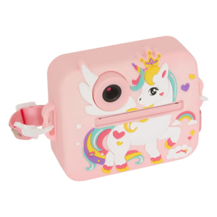 Appareil photo instantané enfants Pilti avec carte SD et 4 rouleaux de papier
