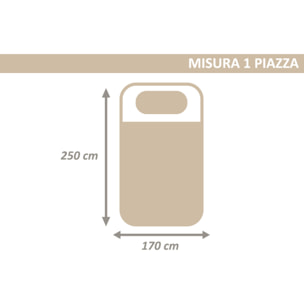 Copriletto Trapuntato Estivo 100gr Pinsonic Mare