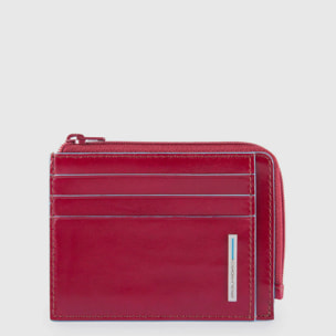 Piquadro Porte-monnaie zippé avec porte-cartes de crédi