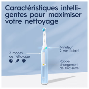 Oral-B iO 3S - Bleue - Brosse À Dents Électrique