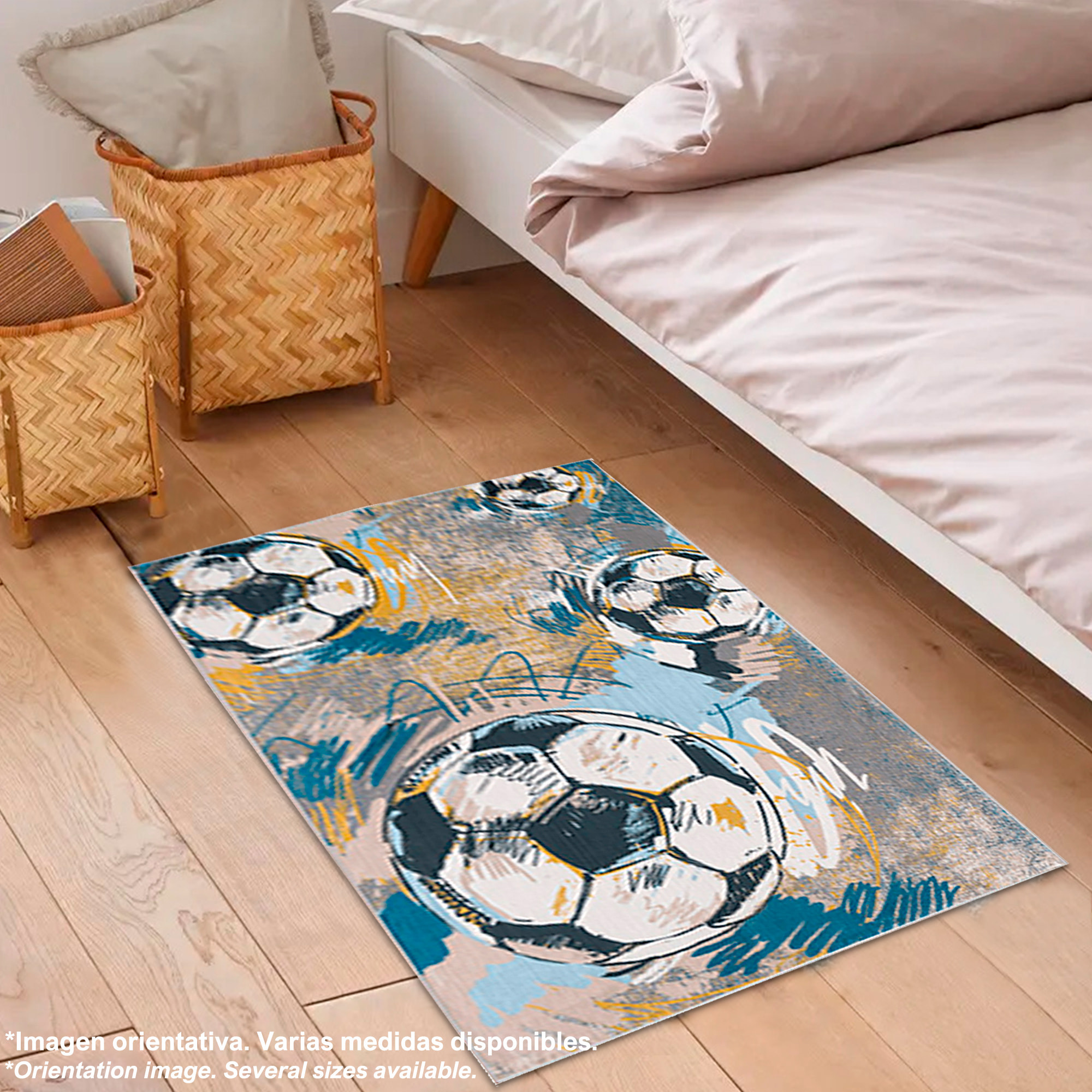 Alfombra infantil de Poliester estampada 180 x 280cm