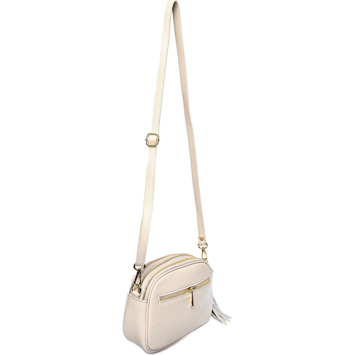 Borsa a tracolla Carla Ferreri Beige