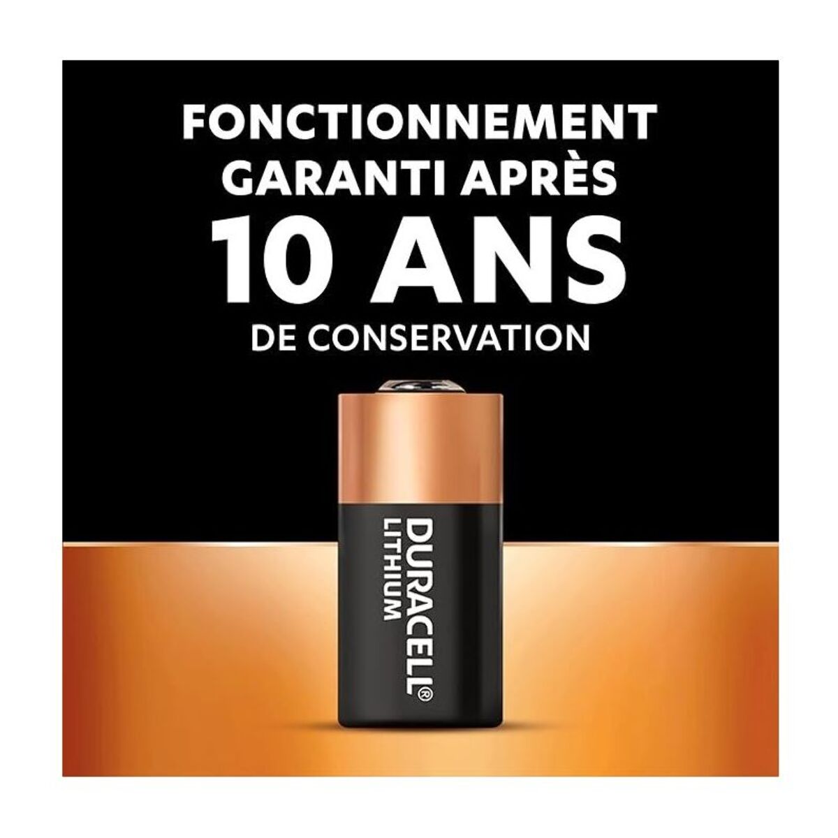 Pile DURACELL CR 123 x1 Lithium