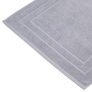 Tapis de bain coton gris taupe 50x70cm