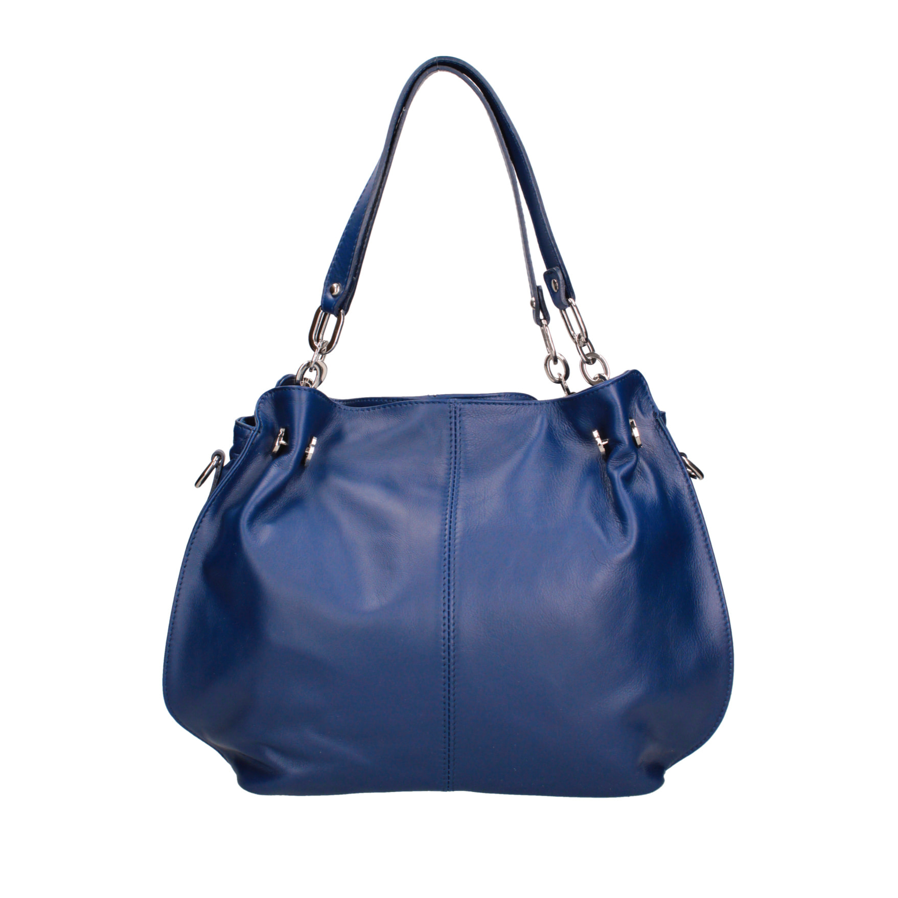 Borsa a spalla da Donna Charlotta in Vera Pelle Made in Italy 30x38x12 cm