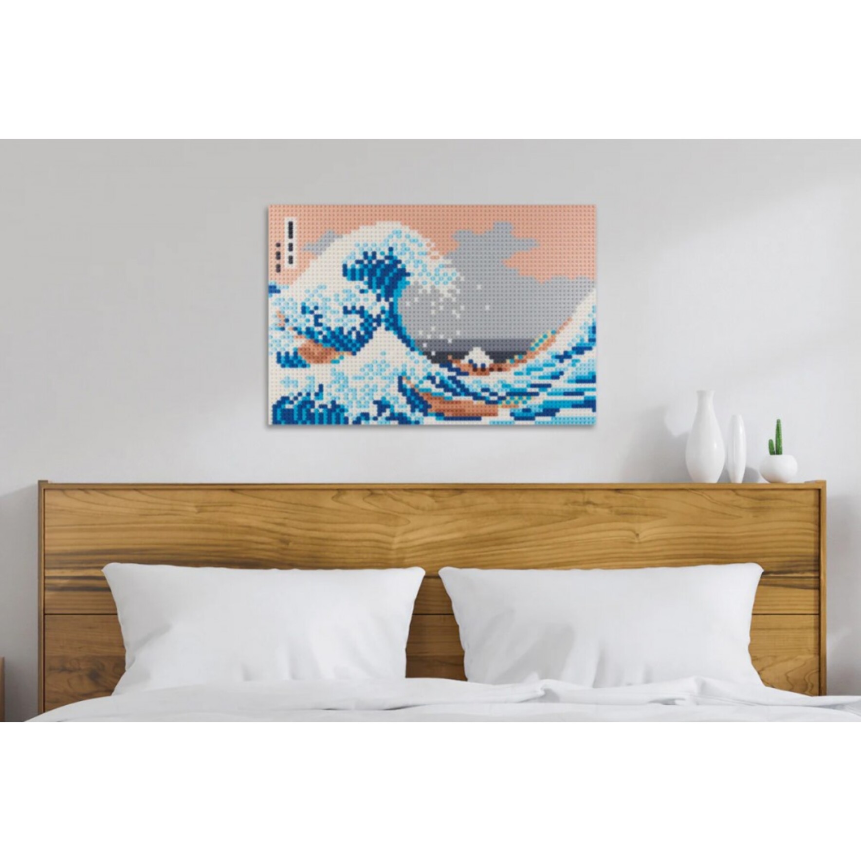 PIX BRIX PIXEL ART MOSAICO LA GRAN OLA 4187 PIEZAS