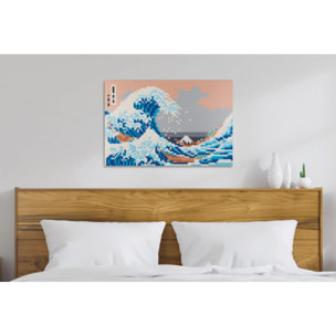 PIX BRIX PIXEL ART MOSAICO LA GRAN OLA 4187 PIEZAS