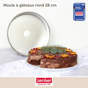Set pâtisserie avec moule à manqué 28 cm, 2 bols à mixer, verre mesureur et spatule Zenker