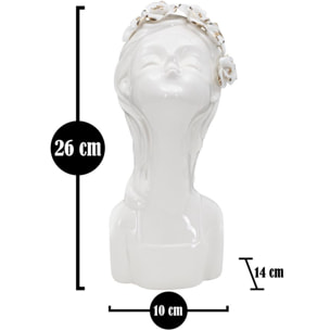 VASO YOUNG LADY ROSES CM 10x14x26