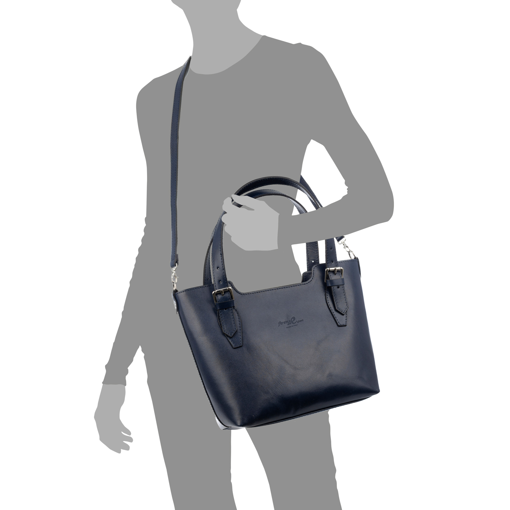 Arezzo Bolso tote Mujer.Piel auténtica Tamponato