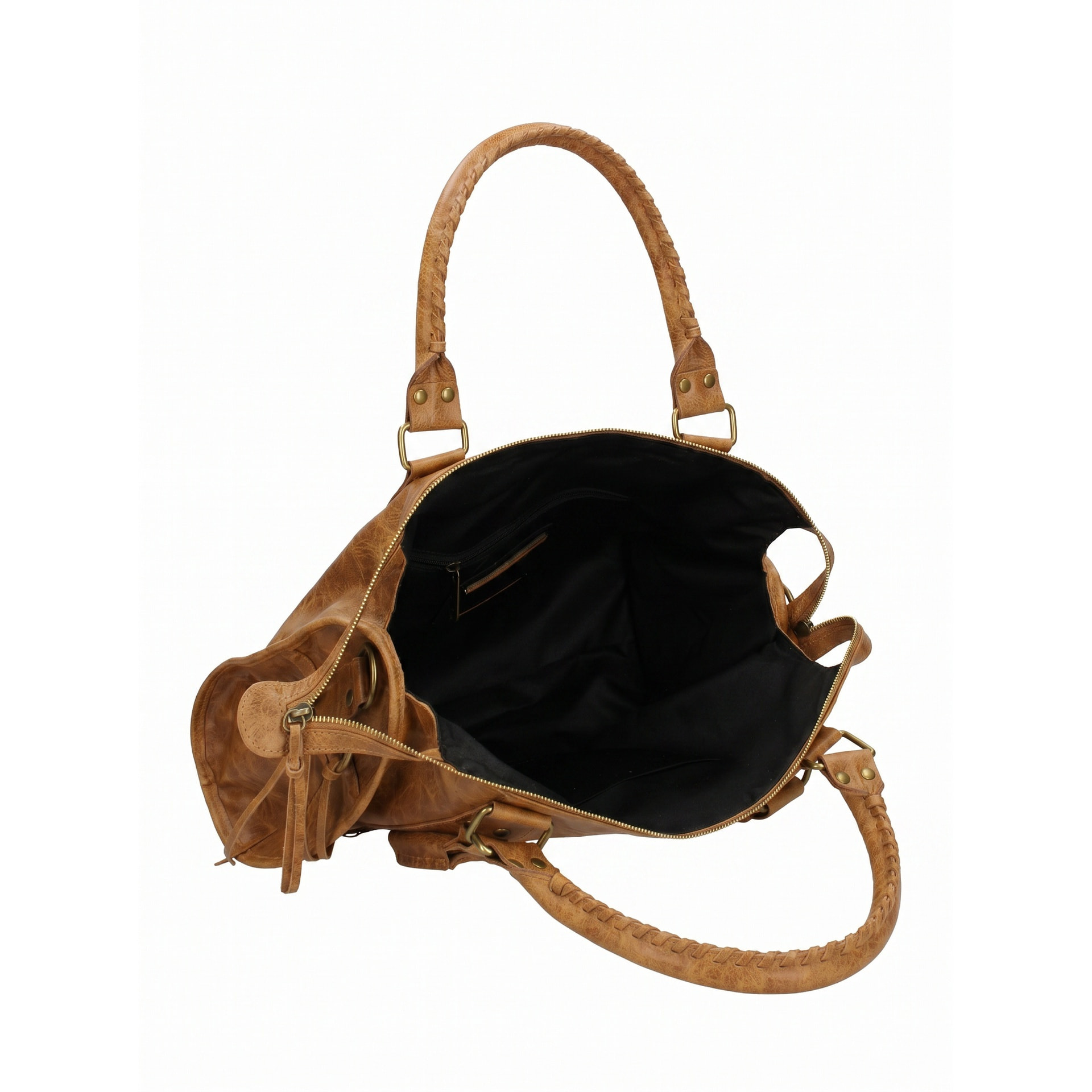 Borsa a spalla da donna - Modello Clara - Vera pelle - 41.0 x 28.0 x 13.0 cm