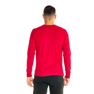 Camiseta de hombre Leone Basic de algodón de manga larga