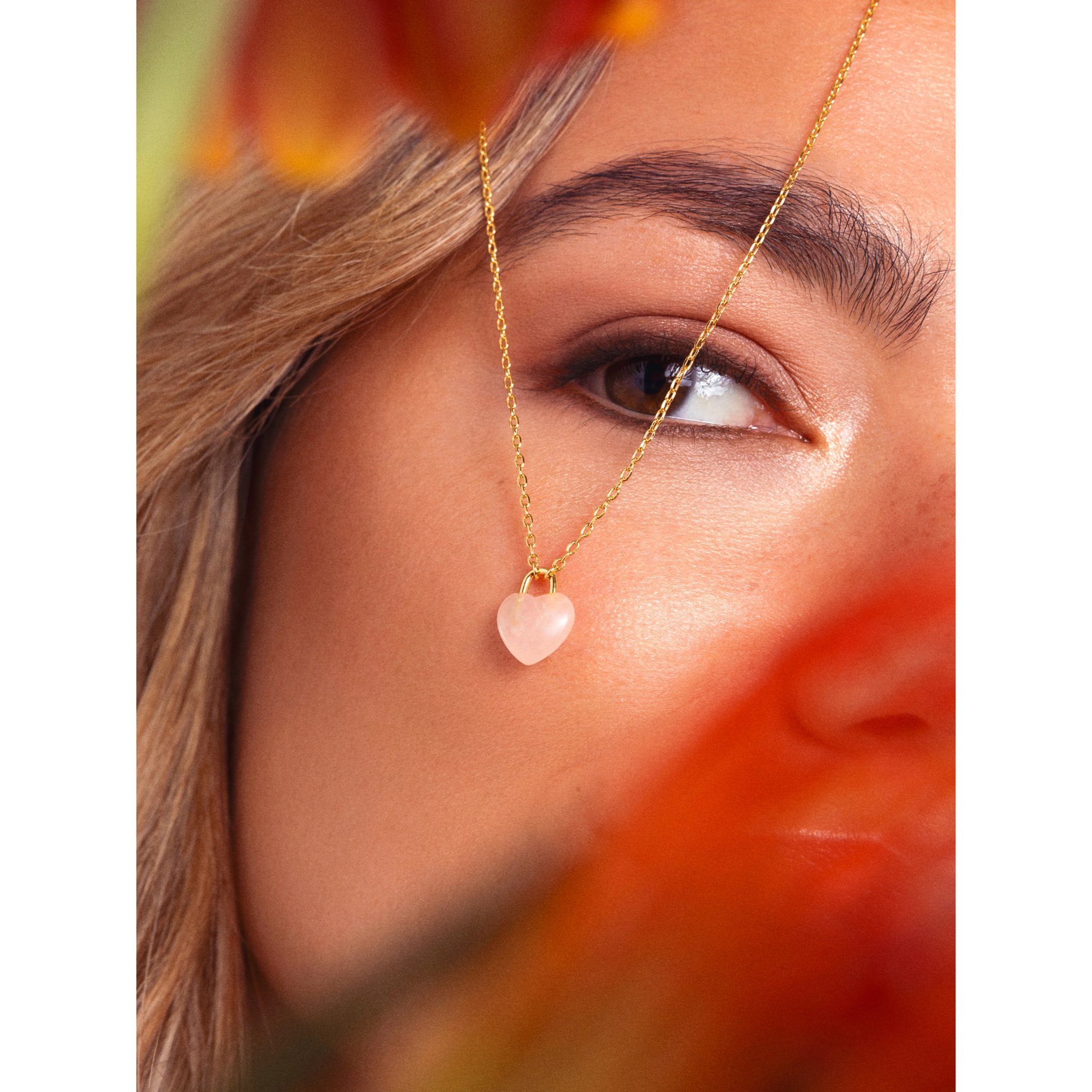 Collana Sweet Heart Stone Placcato Oro