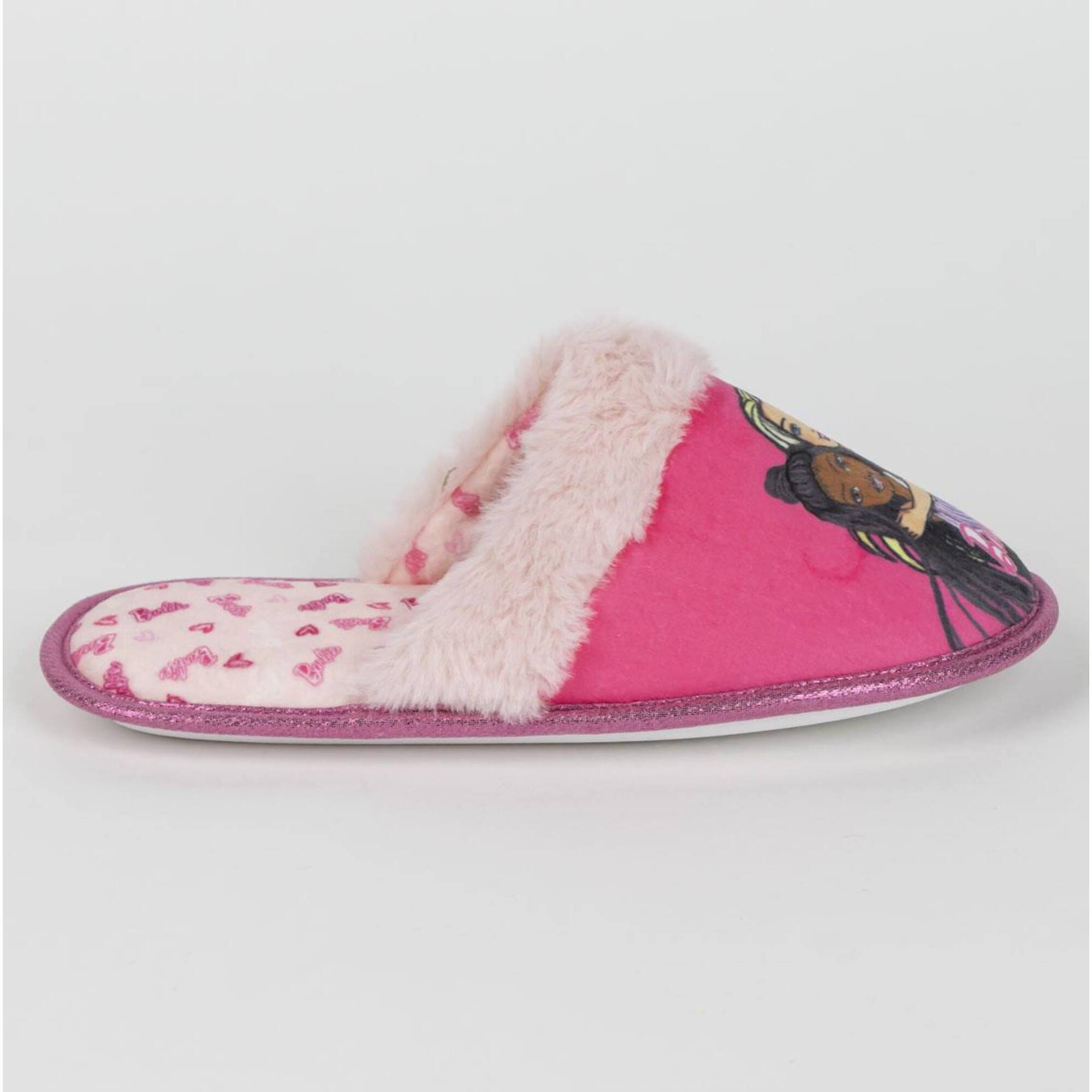 Pantuflas infantiles de estar por casa "Barbie"