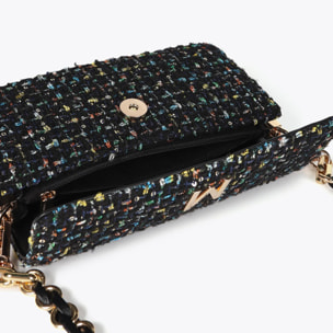 Borsa a Tracolla a Baguette in Tweed