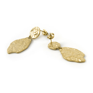 Pendientes Viusma acabado oro amarillo 18k