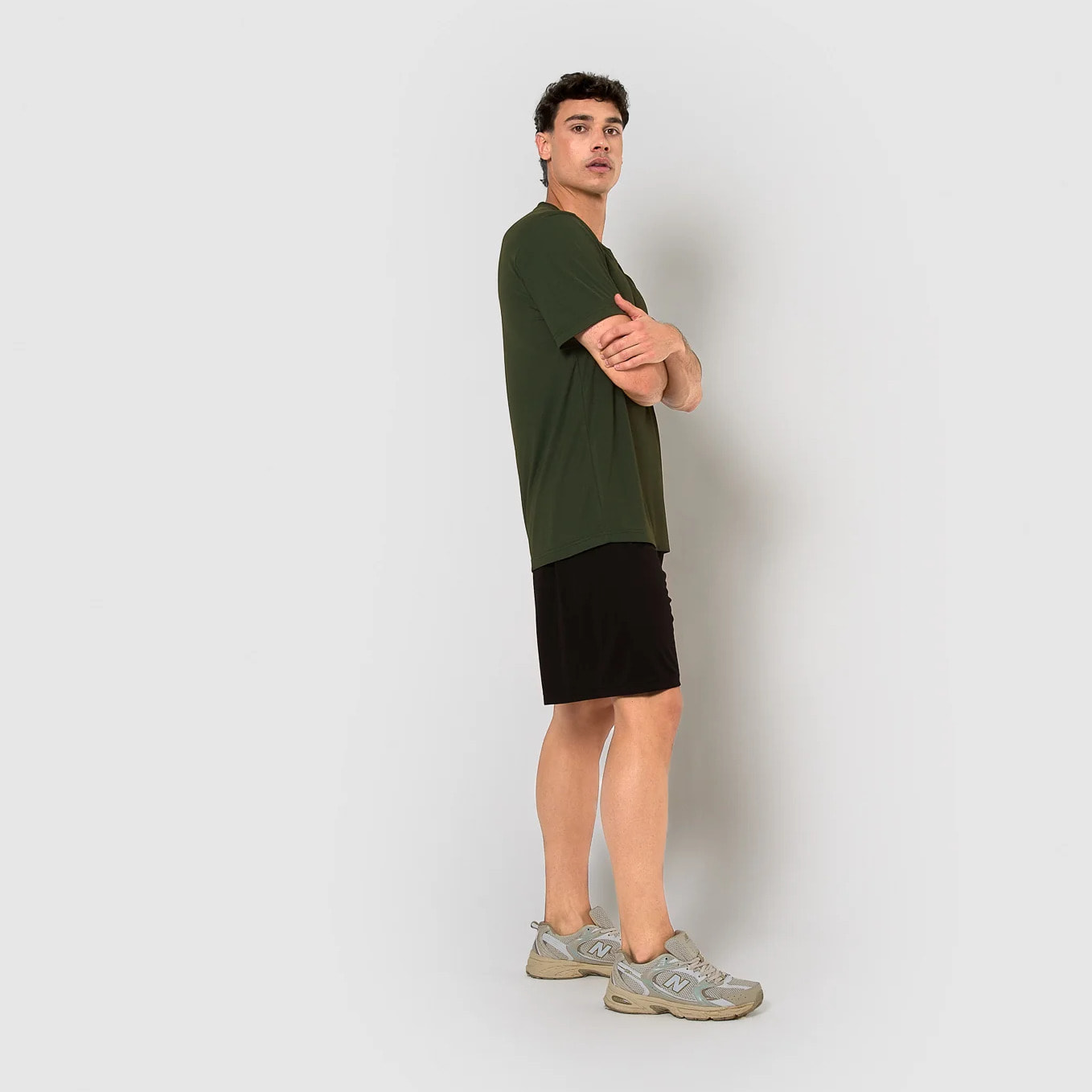 Pantalón corto deportivo técnico hombre liso