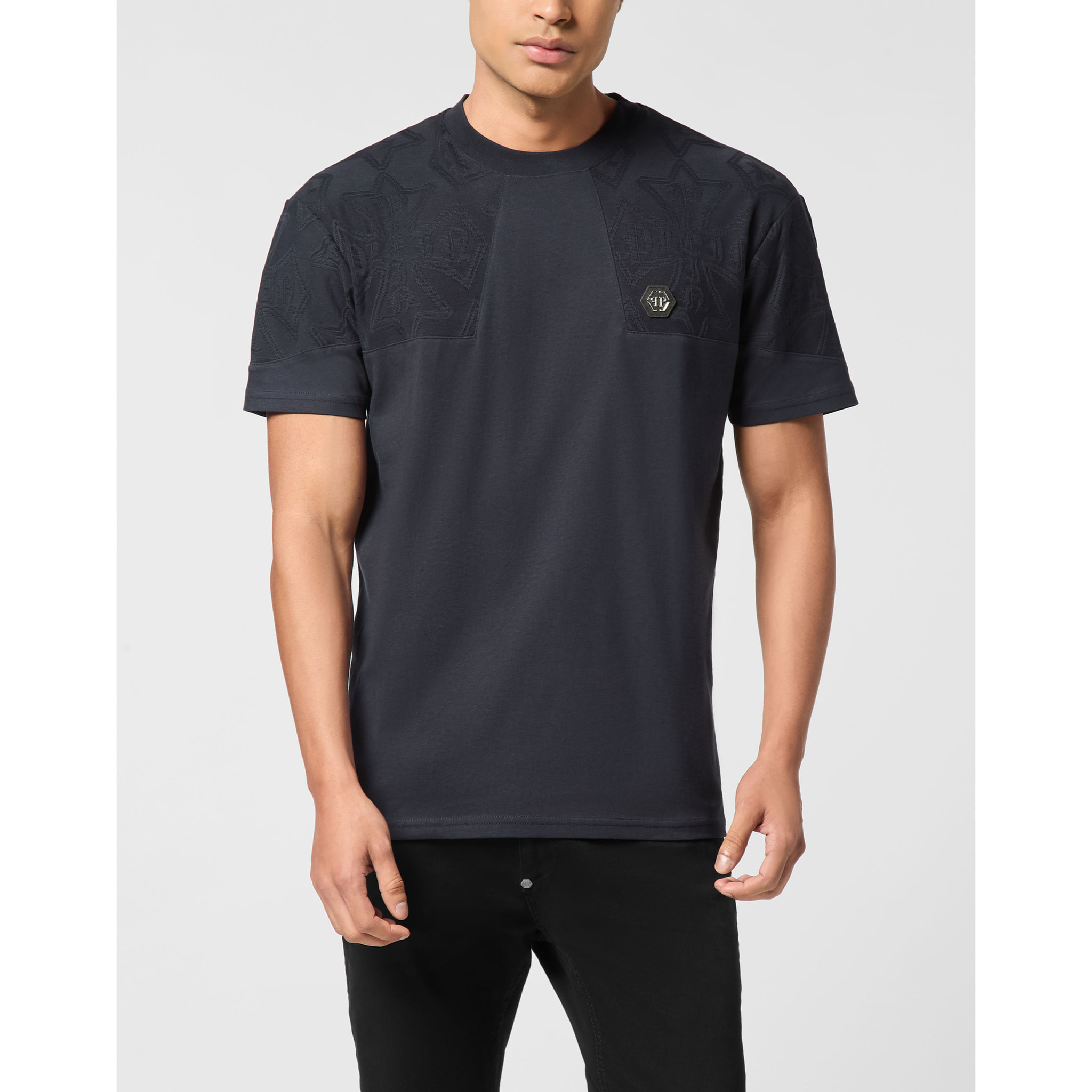 PHILIPP PLEIN Camiseta Cuello Redondo Ss CREST