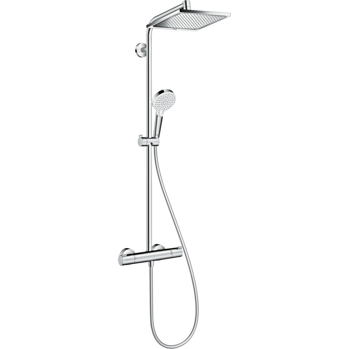 Colonne de douche Crometta E 240 avec mitigeur thermostatique