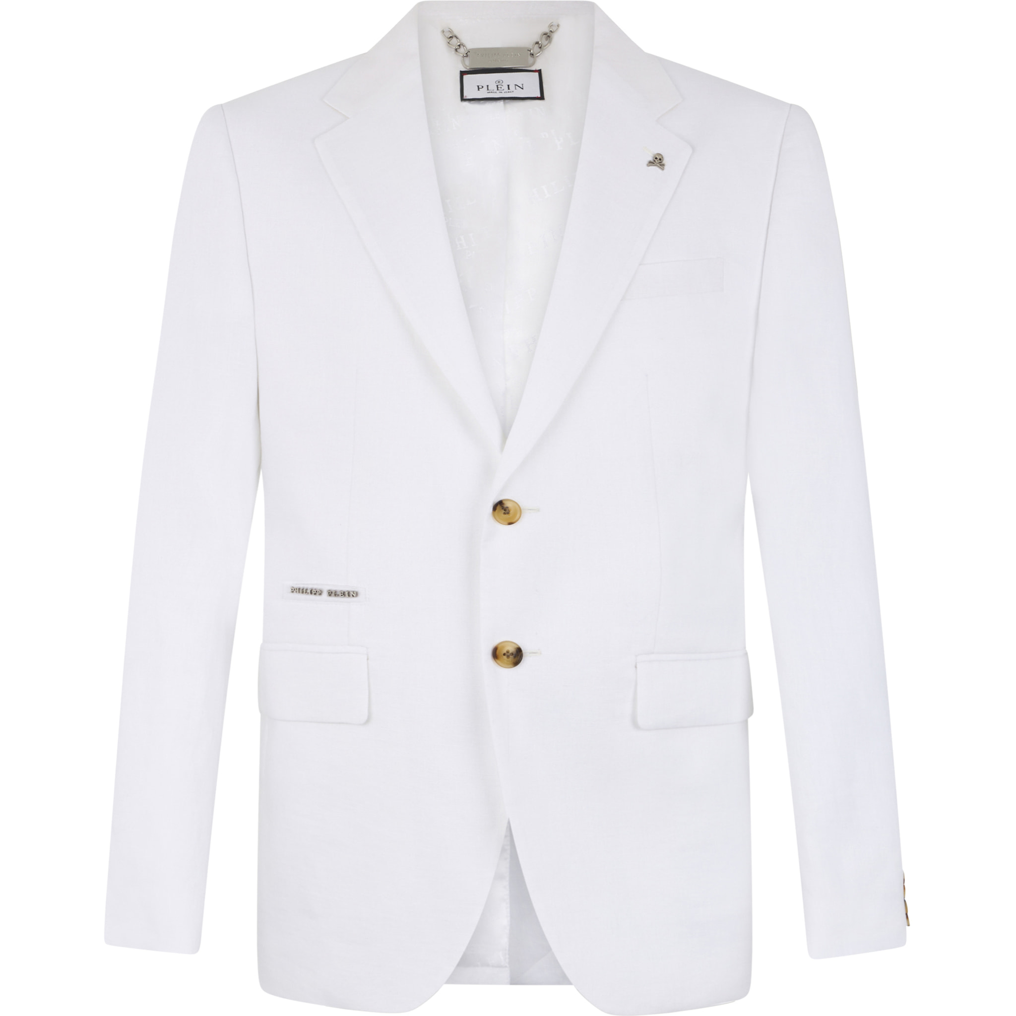 PHILIPP PLEIN Linen Miami Vice Fit Blazer