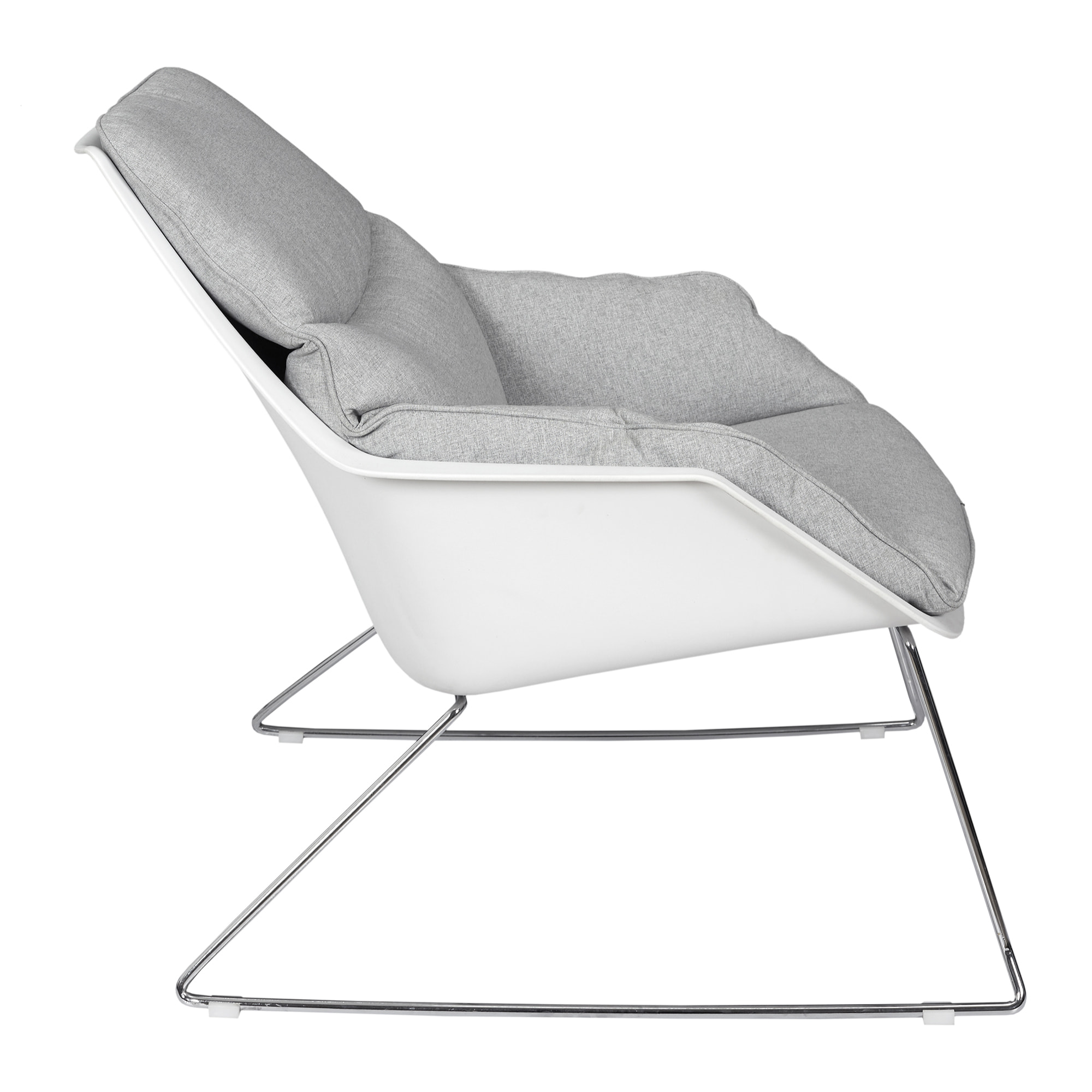 Fauteuil Mora Tissu Gris
