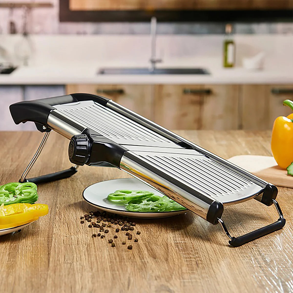 Mandoline professionnelle avec gants de protection