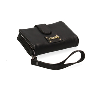 Portafoglio donna in vera pelle - Modello False - Casual - 13.5 x 10.0 x 3.0 cm