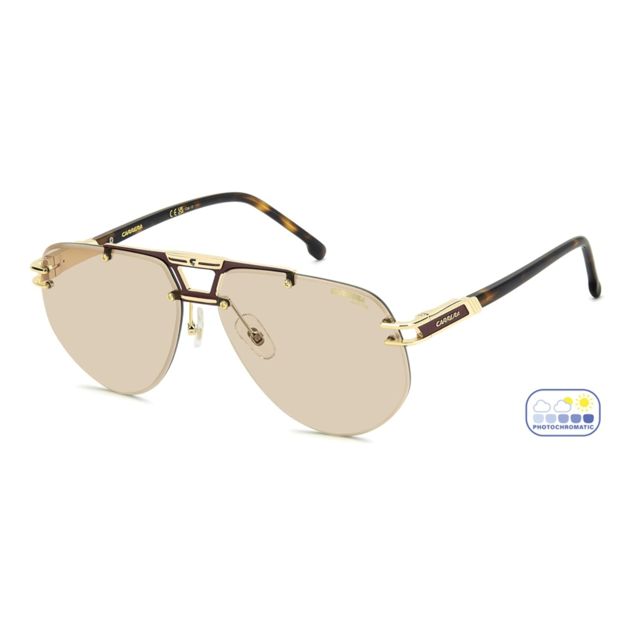 Gafas de Sol Carrera 1087/S 06J Fotocromáticas de Metal Hombre 63 mm