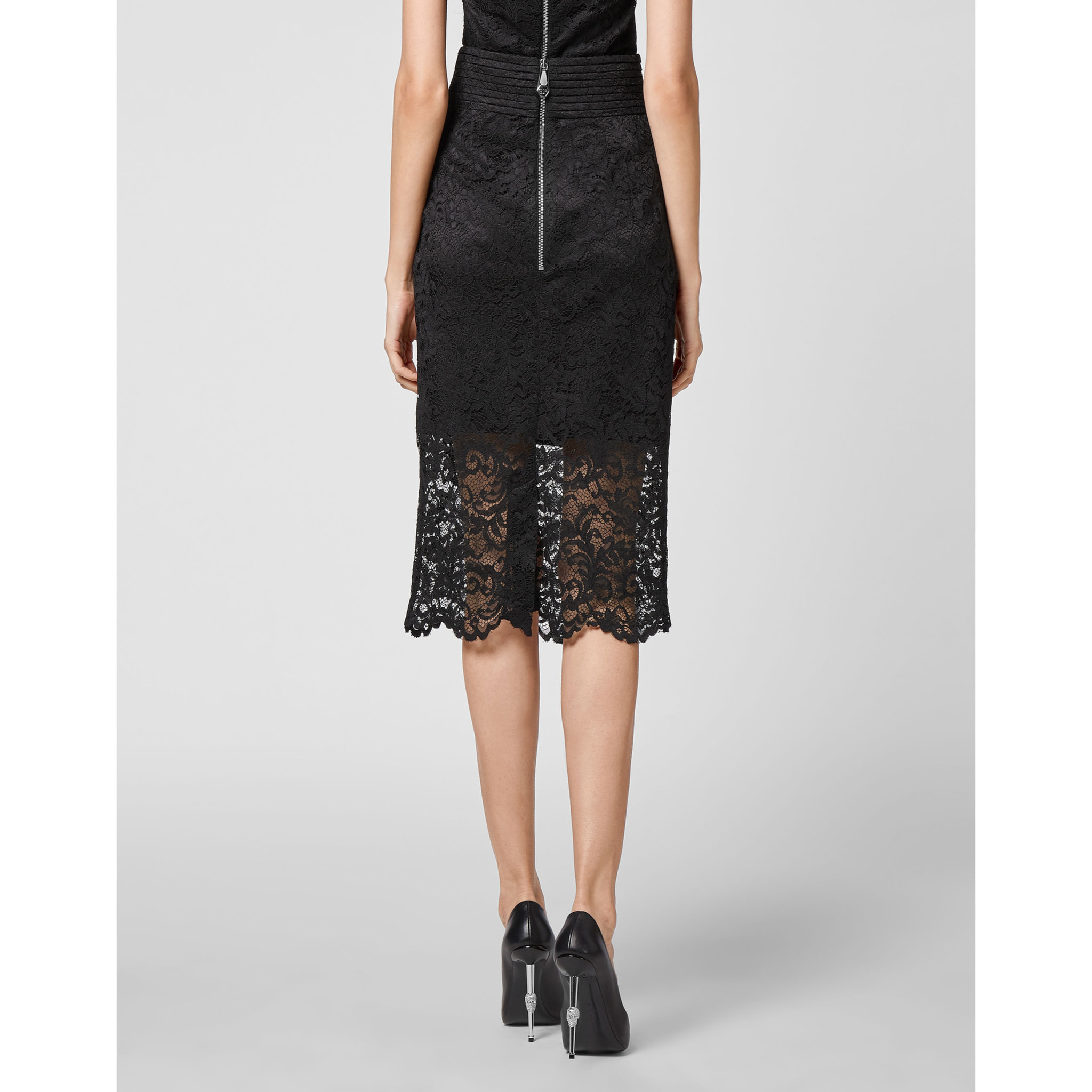 PHILIPP PLEIN Falda larga