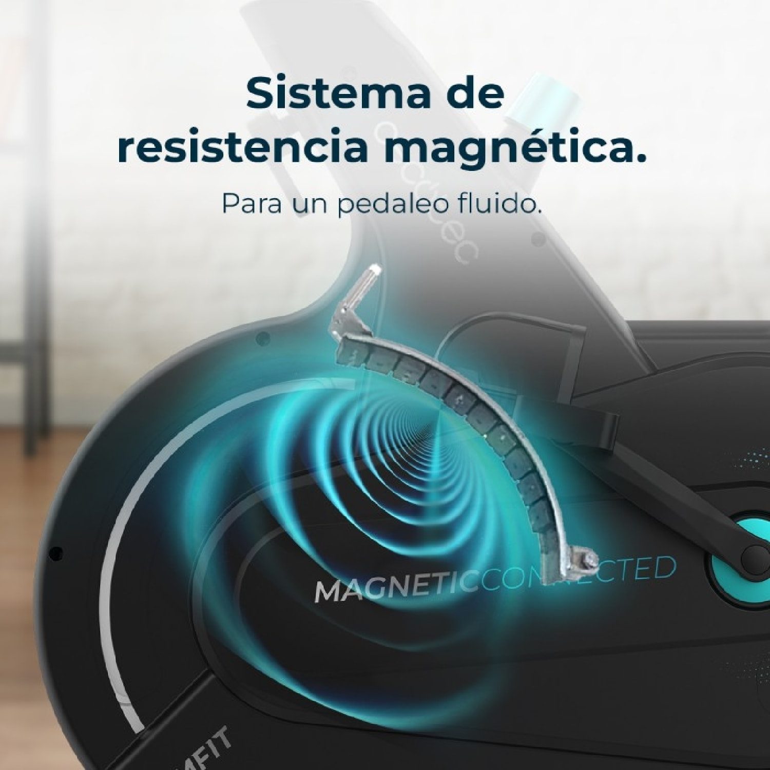 Cecotec Bicicleta Estática Drumfit Indoor 10000 Magnetic Connected MagnetSystem