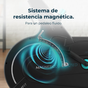 Cecotec Bicicleta Estática Drumfit Indoor 10000 Magnetic Connected MagnetSystem