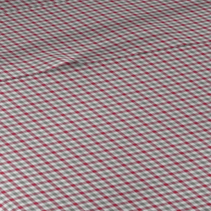Set di lenzuola in cotone 100% adam verde e rosso