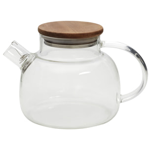 Theiere Verre Acacia 90cl In0/m12