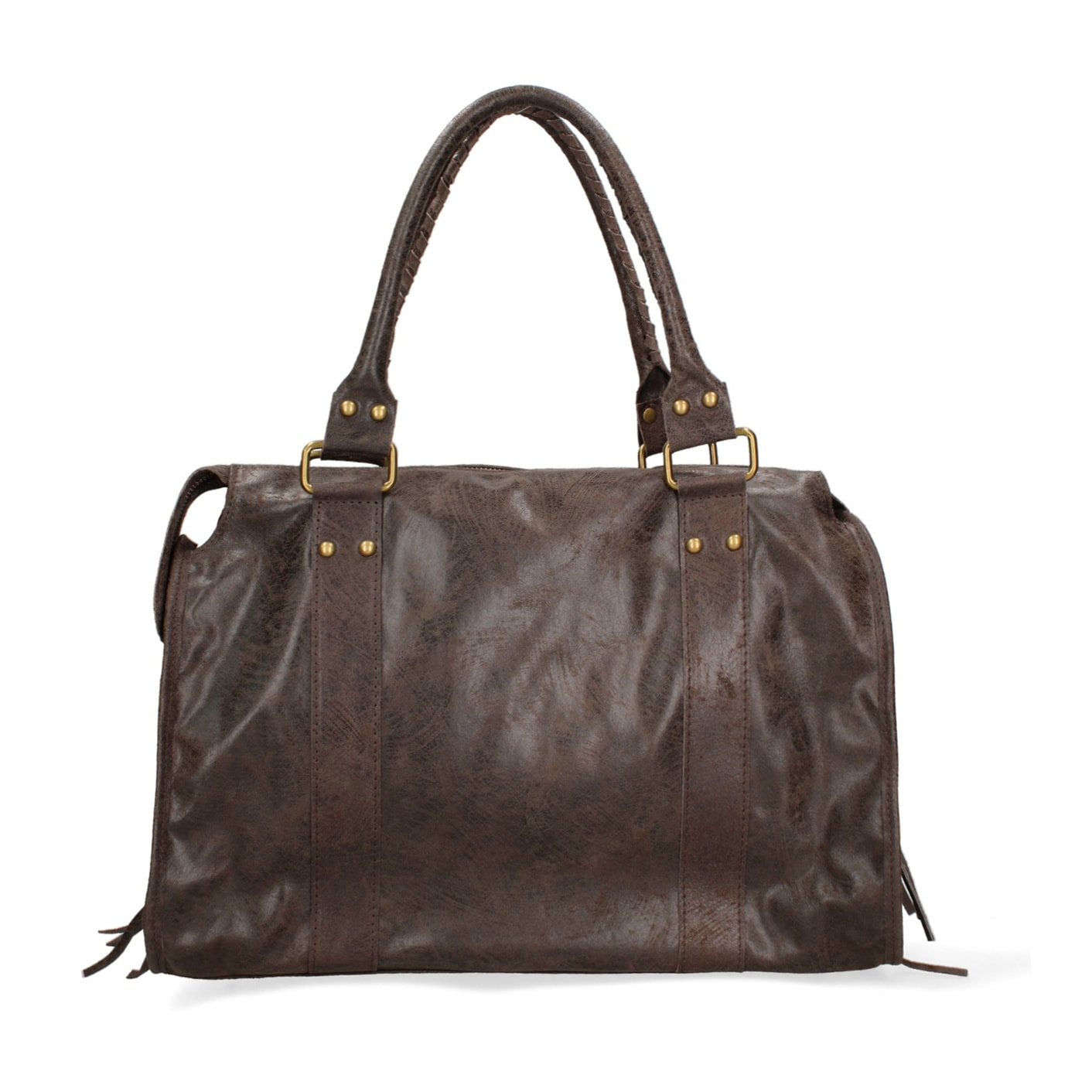 Borsa a spalla da donna - Modello Elara - Vera pelle - 41.0 x 28.0 x 13.0 cm