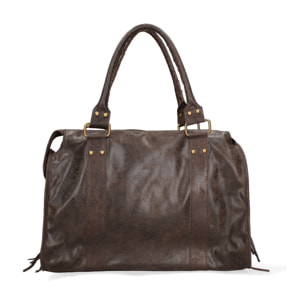 Borsa a spalla da donna - Modello Elara - Vera pelle - 41.0 x 28.0 x 13.0 cm