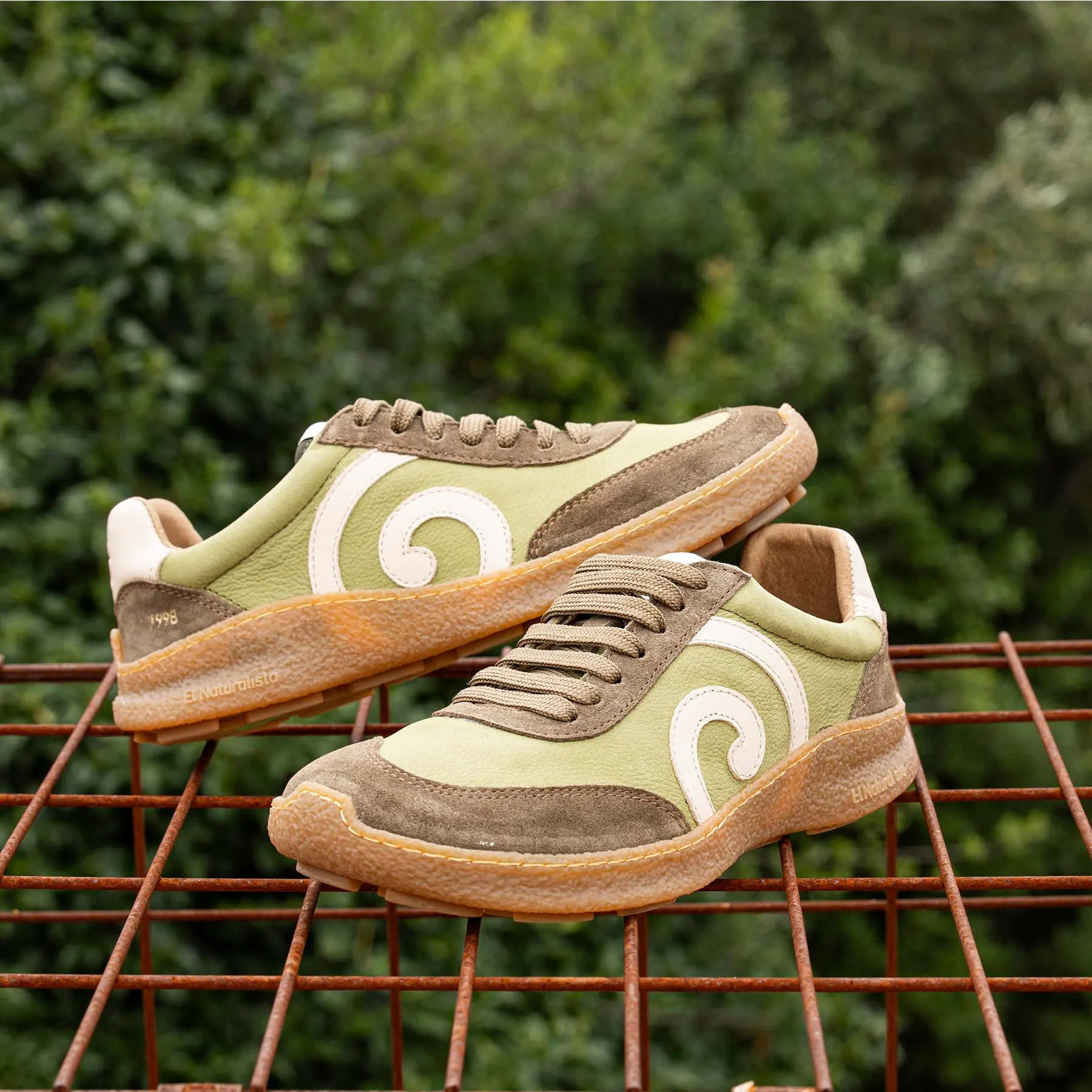 Zapatos N5435 MULTI LEATHER WOOD/OROEL color Wood