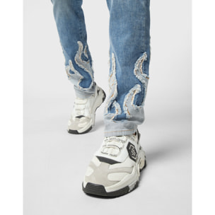 PHILIPP PLEIN Vaqueros de corte recto FLAME