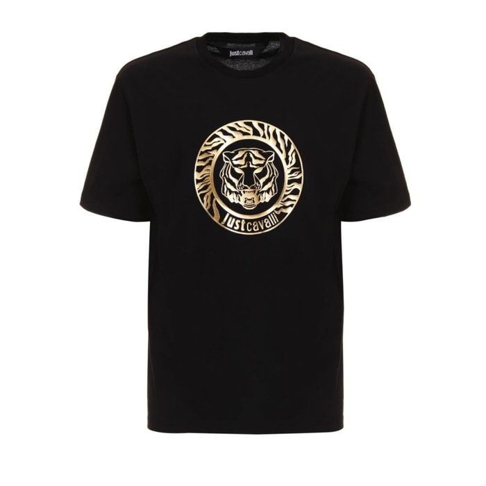 Just Cavalli T-shirt di cotone con logo Just Cavalli.