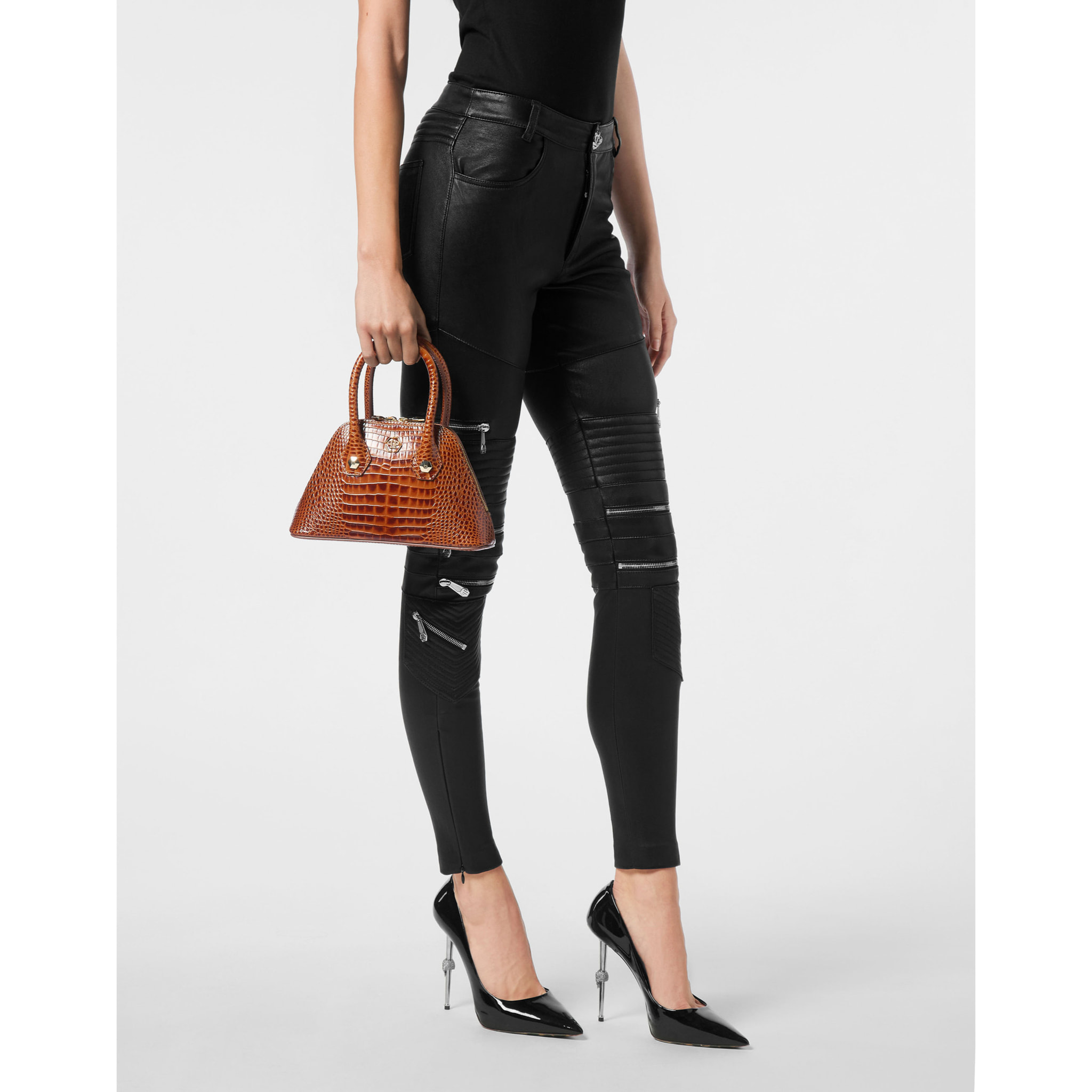 PHILIPP PLEIN Bolsa de asas COCCO