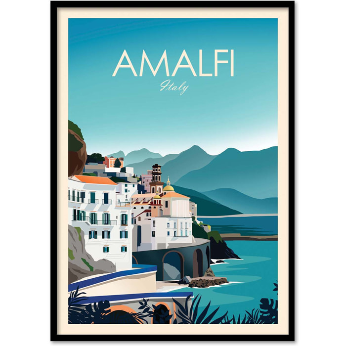 Affiche - Amalfi Italy - Studio Inception