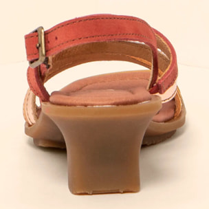 Sandalias N5993 MULTI LEATHER MULTI FRAMBUESA/IGUSA color Multi frambuesa