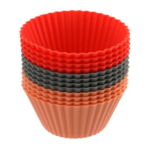 Lot de 12 caissettes muffins en silicone 7 cm Dr. Oetker Flexxibel Love