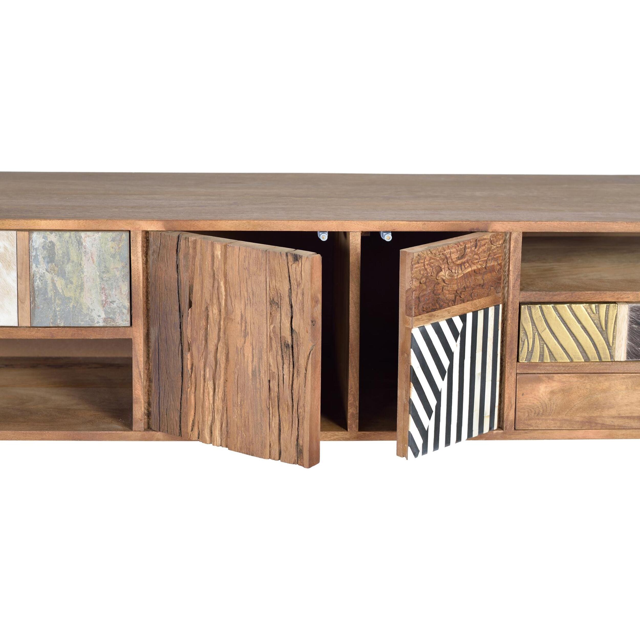 Mueble de TV - Madera de Mango - 50x160x40cm