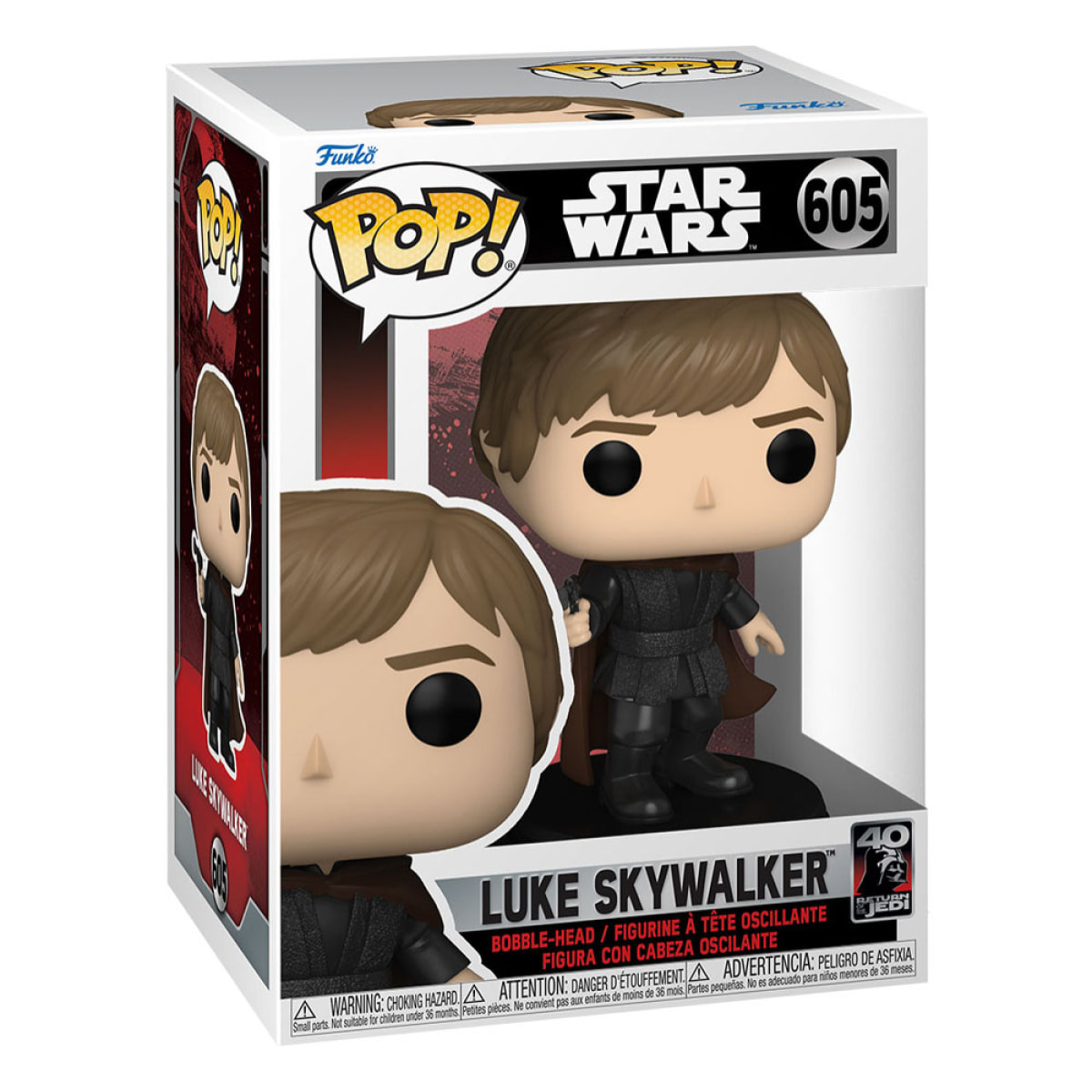 Star Wars Return Of The Jedi 40th Anniversary Pop! Vinile Figura Luke 9 Cm Funko