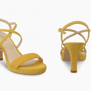 SANDALIAS AMARILLAS LESERA