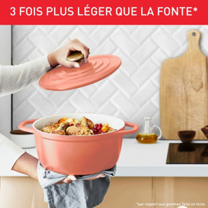 Cocotte TEFAL AIR SOFT LIGHT 24 cm Terra cotta