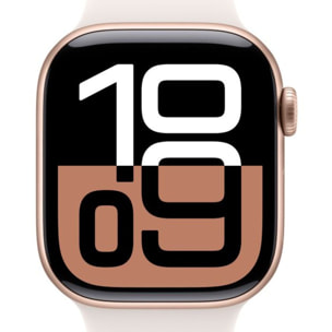 Montre connectée APPLE WATCH Serie 10 46mm Alu/Or Rose M/L Cellular