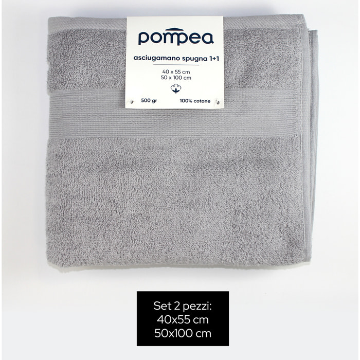 Set Spugna Viso + Ospite